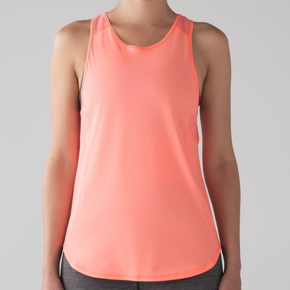 Lululemon sculpt tank 2 pink/coral